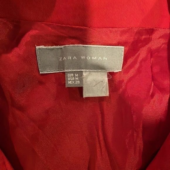 Zara Woman Red Jacket - Picture 6 of 7